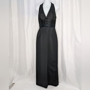 Laundry by Shelli Segal Halter-Neck Formal/Prom/Cocktail Dress, Black, Size 2